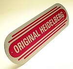'S' Series Letterpress Parts TRADE MARK LABEL - D/S