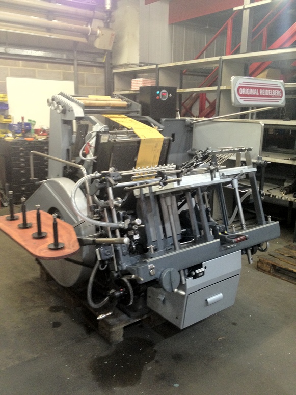 Heidelberg GTP Hot Foil Stamping Platen rebuilt to ZENITH specification.