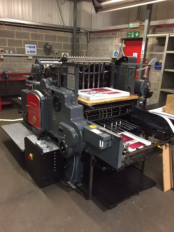 Heidelberg SBG (560 x 770mm) Die Cutting Cylinder Press. 