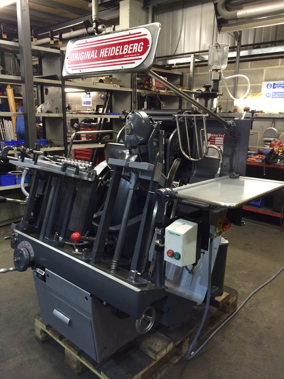 Heidelberg Zenith T Platen- SRA4 (10"x15") Letterpress Printing machine.