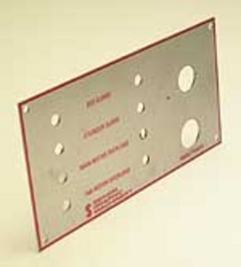 CONTROL PANEL OPERATION PLATE