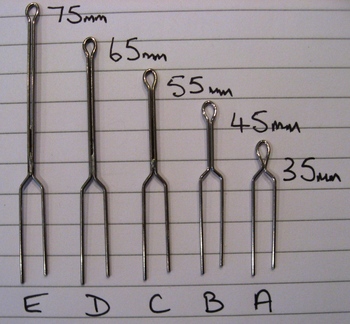Lay Pin- 75mm o/a length 'E'