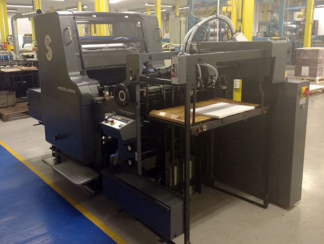 Heidelberg Paper Priming Machine